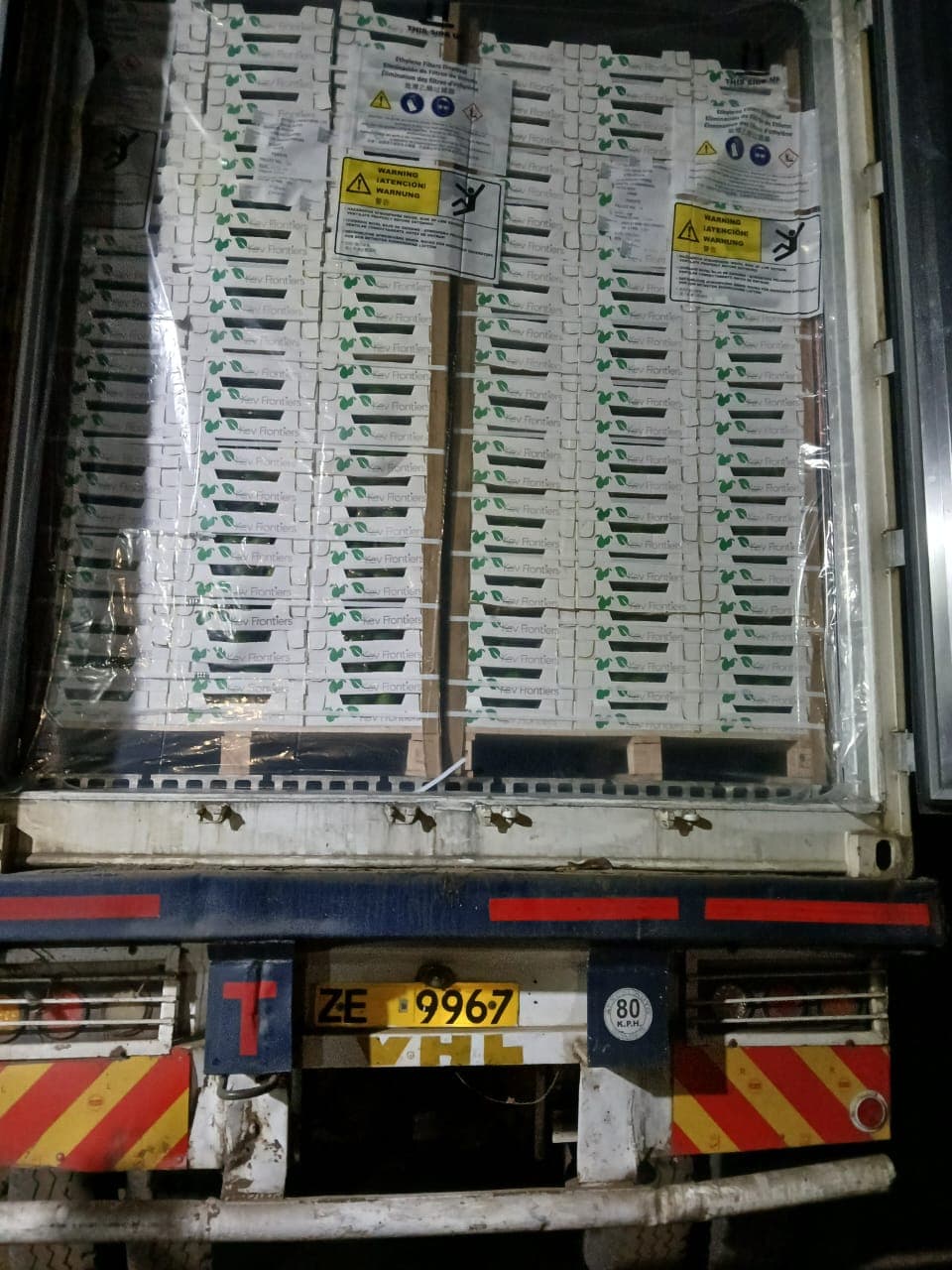 Kev Frontiers export container and logistics operations